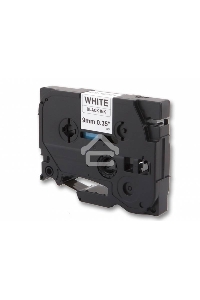 Картридж ленточный Cactus CS-TZ221 9 мм, 8 м, черный шрифт, белый фон, для BROTHER 1010/1280/1280VP/2700VP
