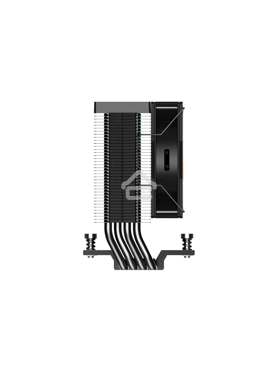Кулер PCCooler R400 ARGB черный 92мм алюминий+медь 2200r[m 30db 4-pin 180W 133мм