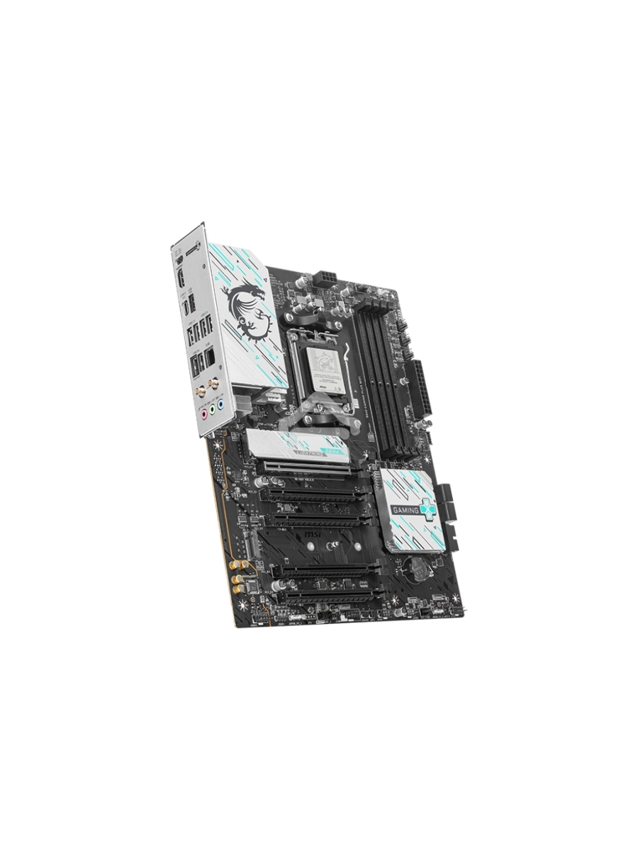 Материнская плата MSI B840 GAMING PLUS, Socket AM5, AMD B840, 4xDDR5, 4xSATA, 2xM.2, 1xPCI-E 4.0 x16, 1xPCI-E 3.0 x4, 3xPCI-E 3.0 x1, 1xHDMI, 1x 2.5Gb LAN, 4xUSB-A 2.0, 2xUSB-A 5Gbps, 1xUSB-C 5Gbps, 1xUSB-A 10Gbps, 1xUSB-C 10Gbps, 3x3.5 мм, 7.1, ATX