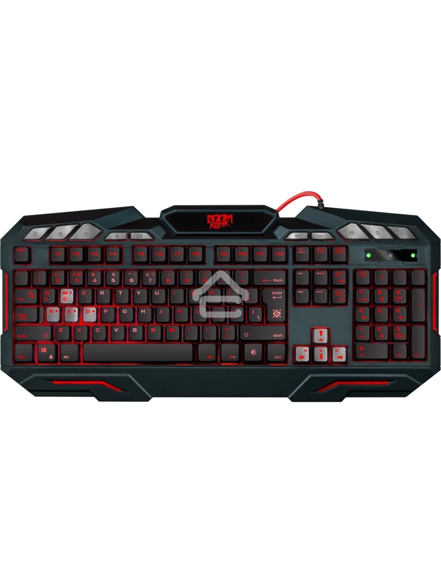 Клавиатура Defender Doom Keeper GK-100DL RUпроводная, USB, чёрный
