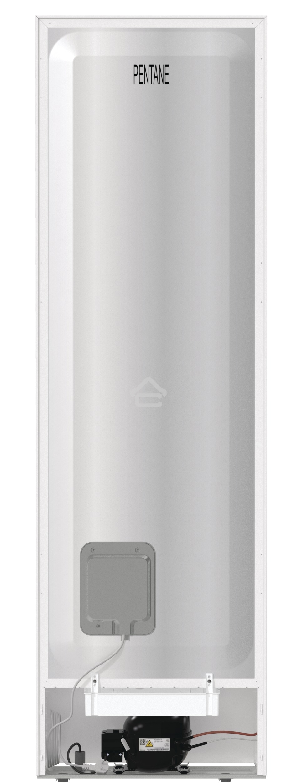 Холодильник Gorenje NRK6201EW4 белый двухкамерный 235/96 л морозилка снизу, No Frost