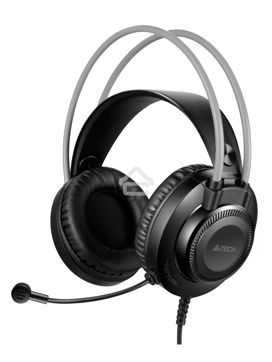 Наушники с микрофоном A4Tech Fstyler FH200i серый 1.8м накладные оголовье (FH200I GREY)