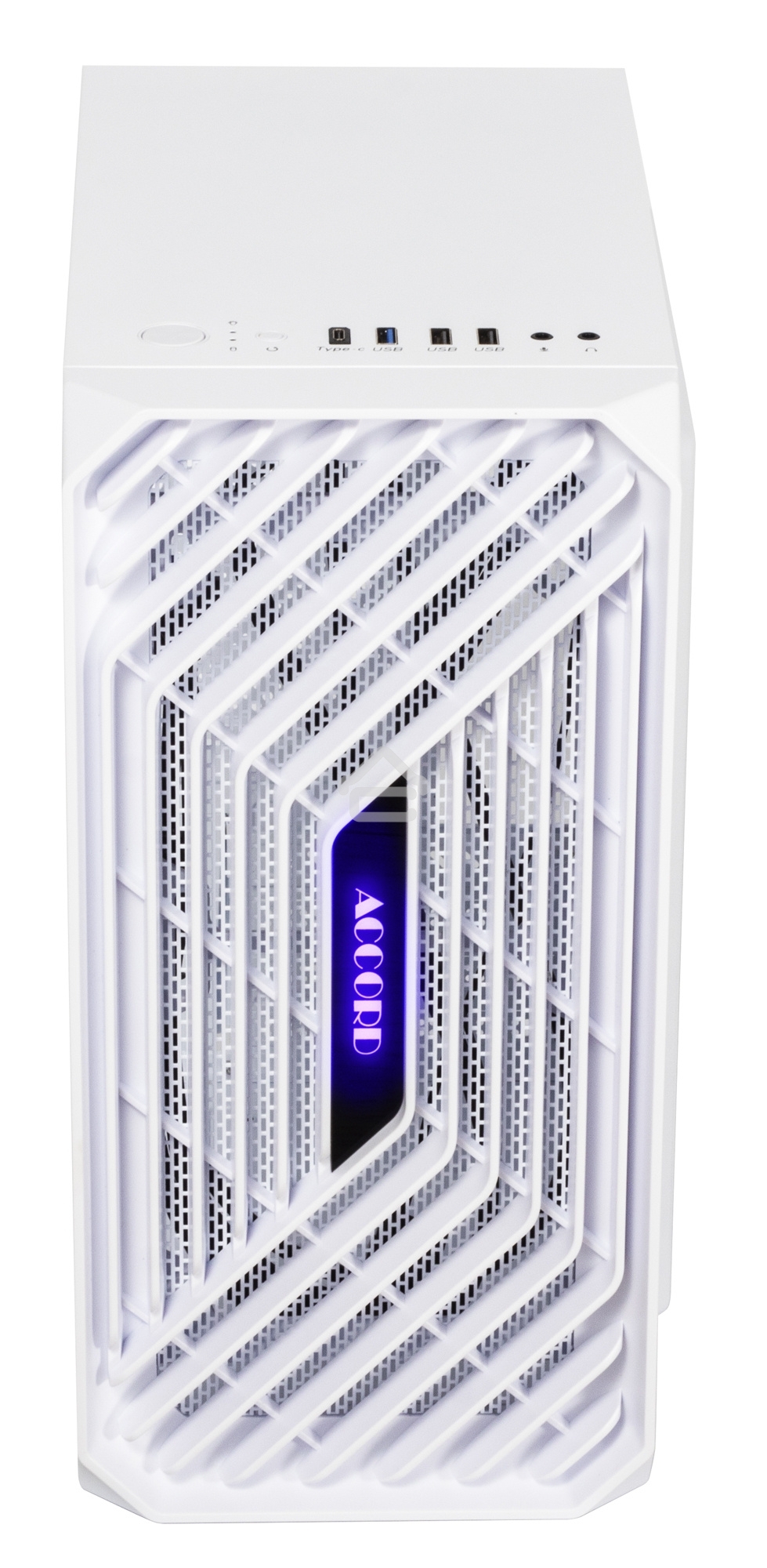 Компьютерный корпус Accord ACC-265W белый без БП mATX 1x80мм 1x92мм 2x120мм 2xUSB 2.0 1xUSB 3.0 audio