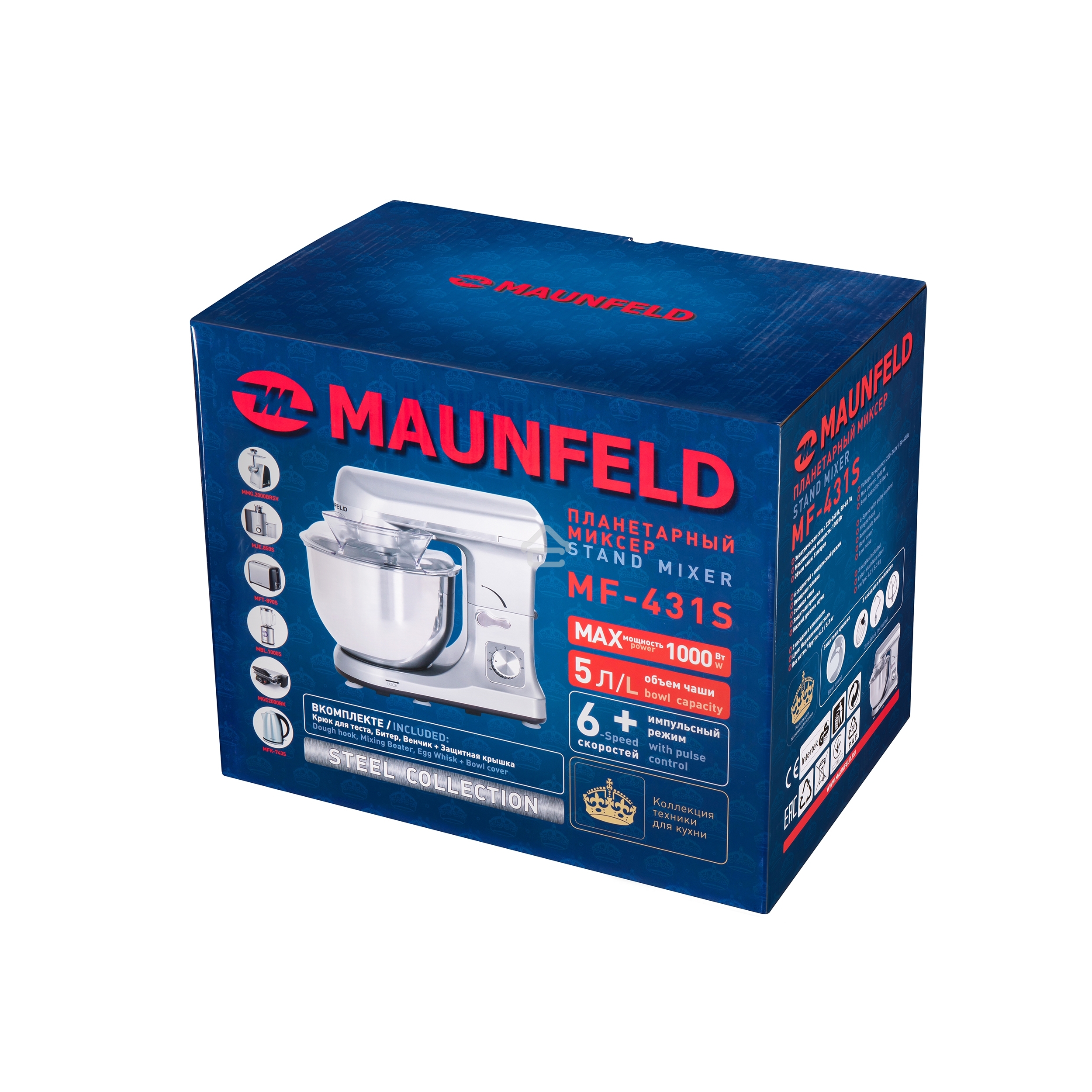 Миксер планетарный Maunfeld MF-431S
