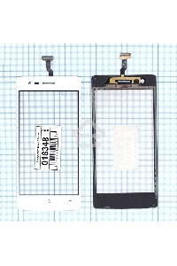 Сенсорное стекло (тачскрин) для OPPO Neo 5 (2015), белое