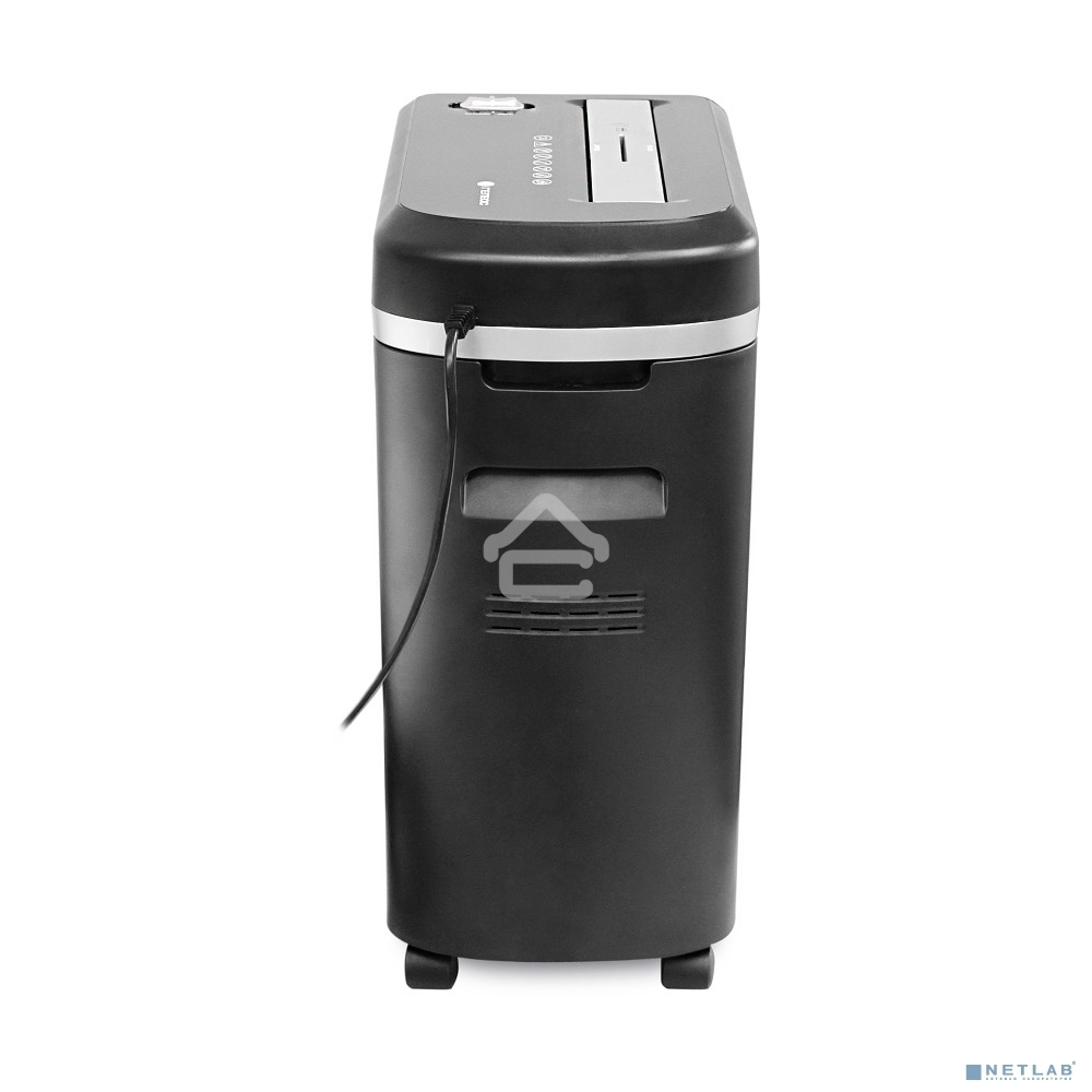 Шредер ГЕЛЕОС УМ22-5, DIN P-5 (5 ур-нь секр.), фрагмент 2х8мм, 9-10 лист (70г/м2), CD/пл.карты/скрепки/скобы, 22 литра