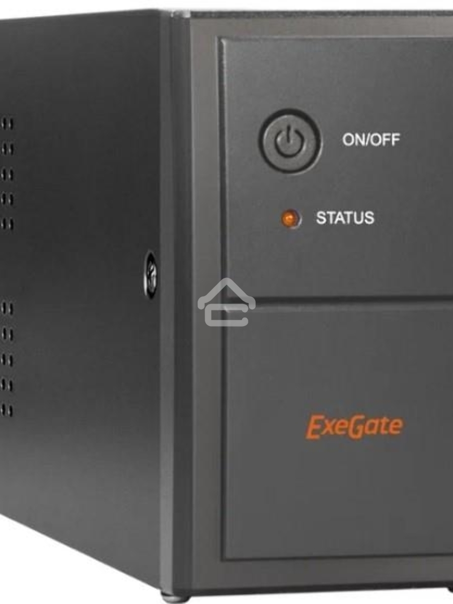 Источник бесперебойного питания ExeGate EP285474RUS Power Back BNB-850.LED.AVR.EURO.RJ.USB <850VA/480W, LED, AVR,2 евророзетки, RJ45/11, USB, Black>