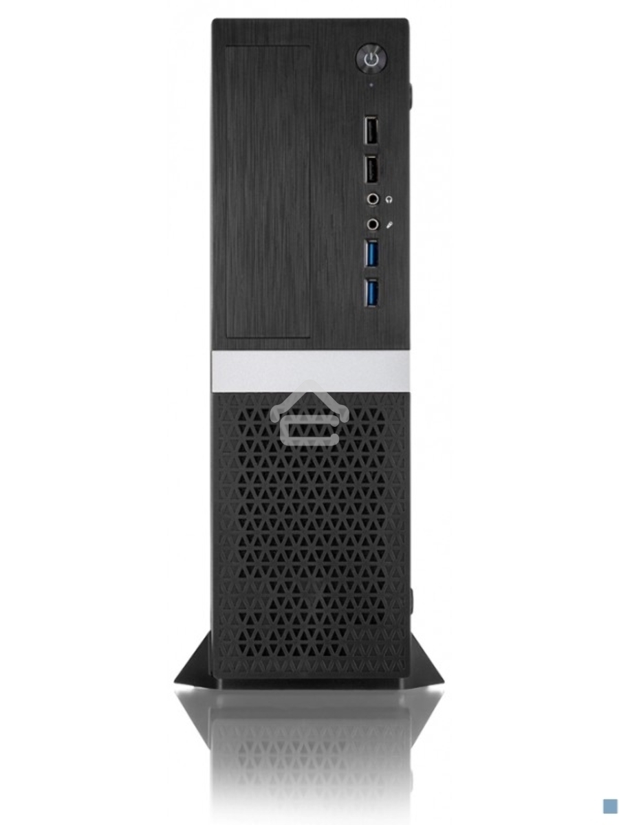 Компьютерный корпус Foxline FL-211-TFX300S с блоком питания 300Вт, mATX case, black, w/PSU TFX 300W, w/2xUSB2.0+2xUSB3.0, w/pwr cord, w/ 8cm FAN