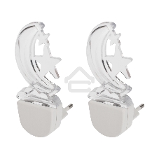 Комплект (2шт./уп.) Ночник светодиодный ЛУННАЯ НОЧЬ BLUE (питание от сети AC 230 В/50 Гц) Комплект (2шт./уп.) Ночник светодиодный ЛУННАЯ НОЧЬ BLUE (питание от сети AC 230 В/50 Гц)