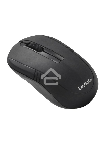 Мышь беспроводная ExeGate Professional Standard SR-9021 черный, 1200 dpi, радиоканал, USB, кнопки - 3