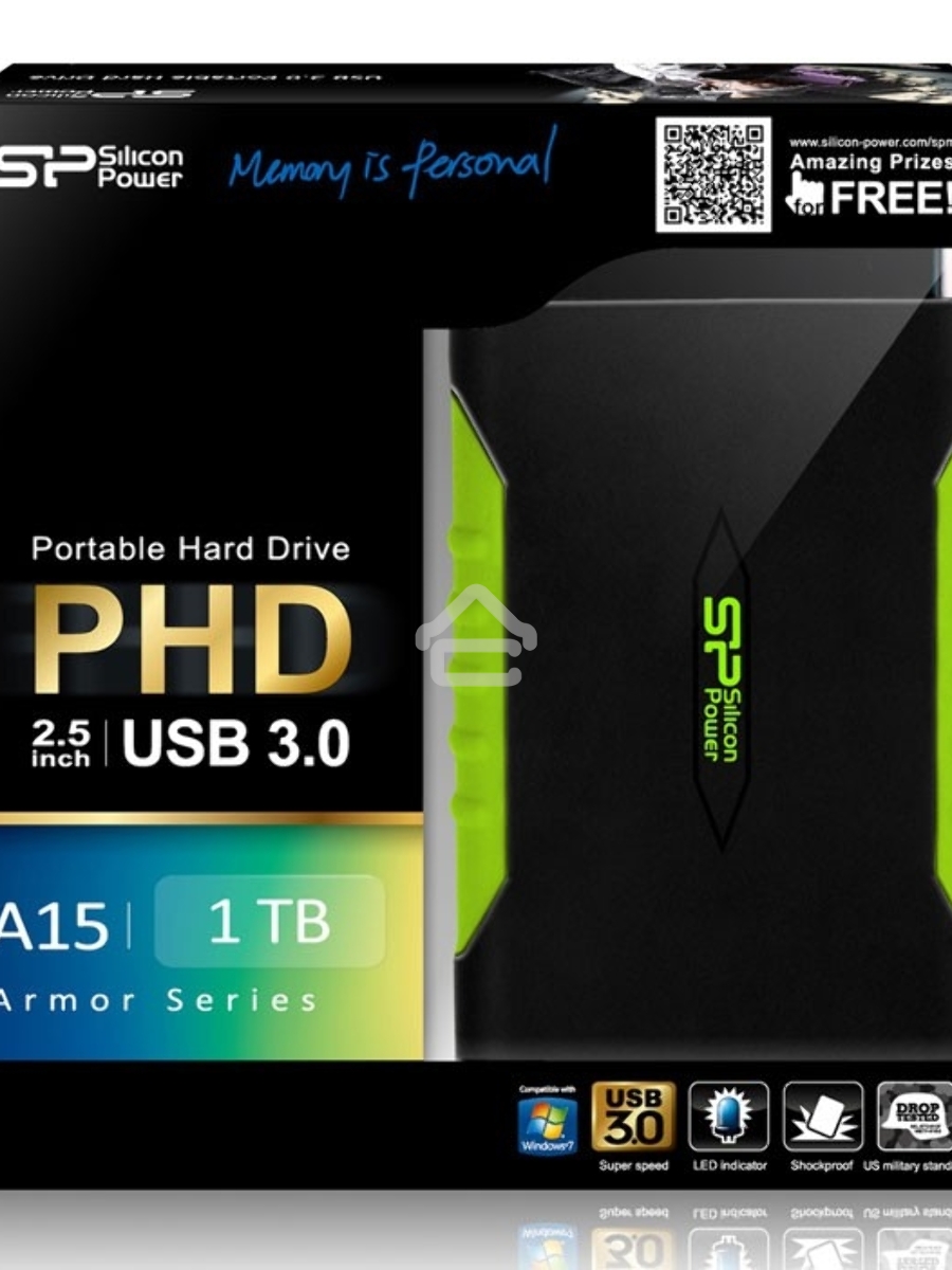 Внешний жесткий диск Silicon Power Armor A15 USB 3.0 1Tb 2.5