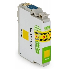 Картридж струйный Cactus CS-EPT1714 17XL желтый (10 мл) для Epson Expression Home XP-33/103/203/207/303/306/403/406