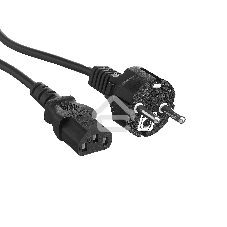 Кабель питания ExeGate Power PC-10P (Евровилка Schuko->С13) VDE-250V-3*0.75-CU, 10A, черный, 10м