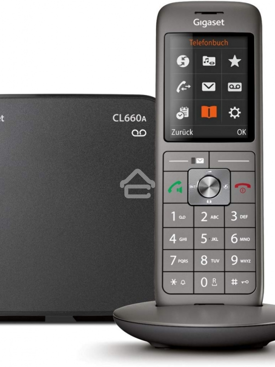 Р/Телефон Dect Gigaset CL660A черный автооветчик АОН