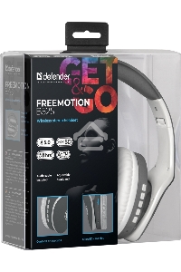 Гарнитура Defender FreeMotion B525 серый+белый, Bluetooth