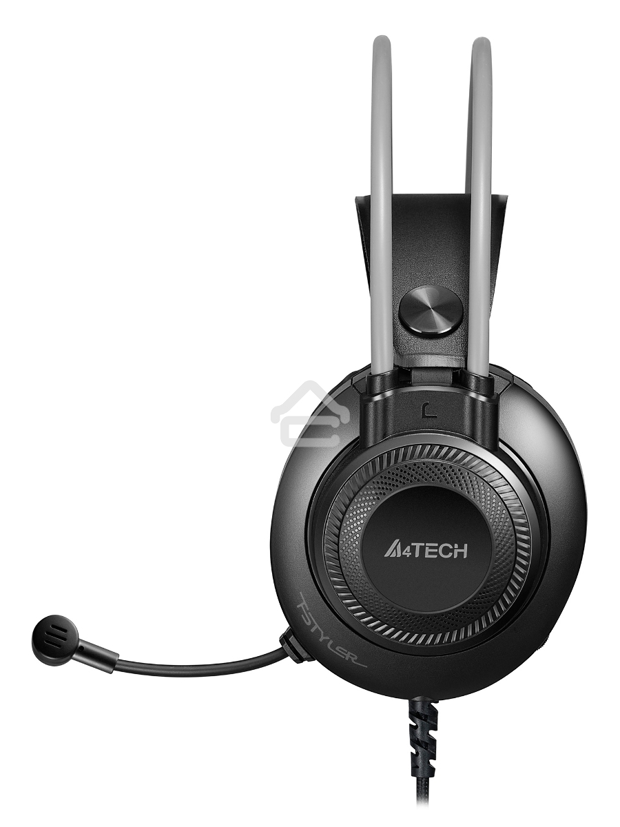 Наушники с микрофоном A4Tech Fstyler FH200i серый 1.8м накладные оголовье (FH200I GREY)