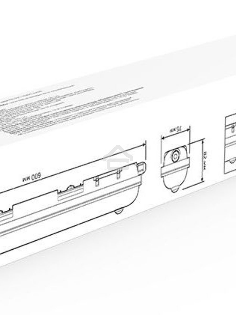 Светильник светодиодный лин СПП-176 EVO 18W 1980lm 6500K 200-240V IP65 600*76*82мм ИК-сенс и соед в лин LED