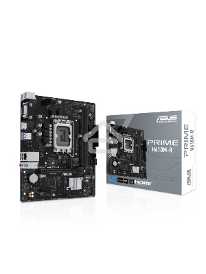 Материнская плата ASUS PRIME H610M-R-SI, LGA 1700, Intel H610, 2xDDR5, 4xSATA, 1xM.2, 1xPCIe 4.0 x16, 1x1Gb LAN, 2xUSB-A 2.0, 2xUSB-A 3.2 Gen 1, 1xVGA, 1xHDMI, 1xDP, 3x3.5 мм, 1xRS-232, 1xLPT, 7.1, mATX