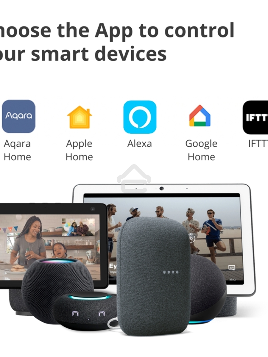 Камера AQARA Camera Hub G3/Камера+ управления/Управление жестами/Камера 360/2K 2304х1296p/Протокол связи:Zigbee/WiFi/Питание:USB-C/Цвет:белый CH-H03