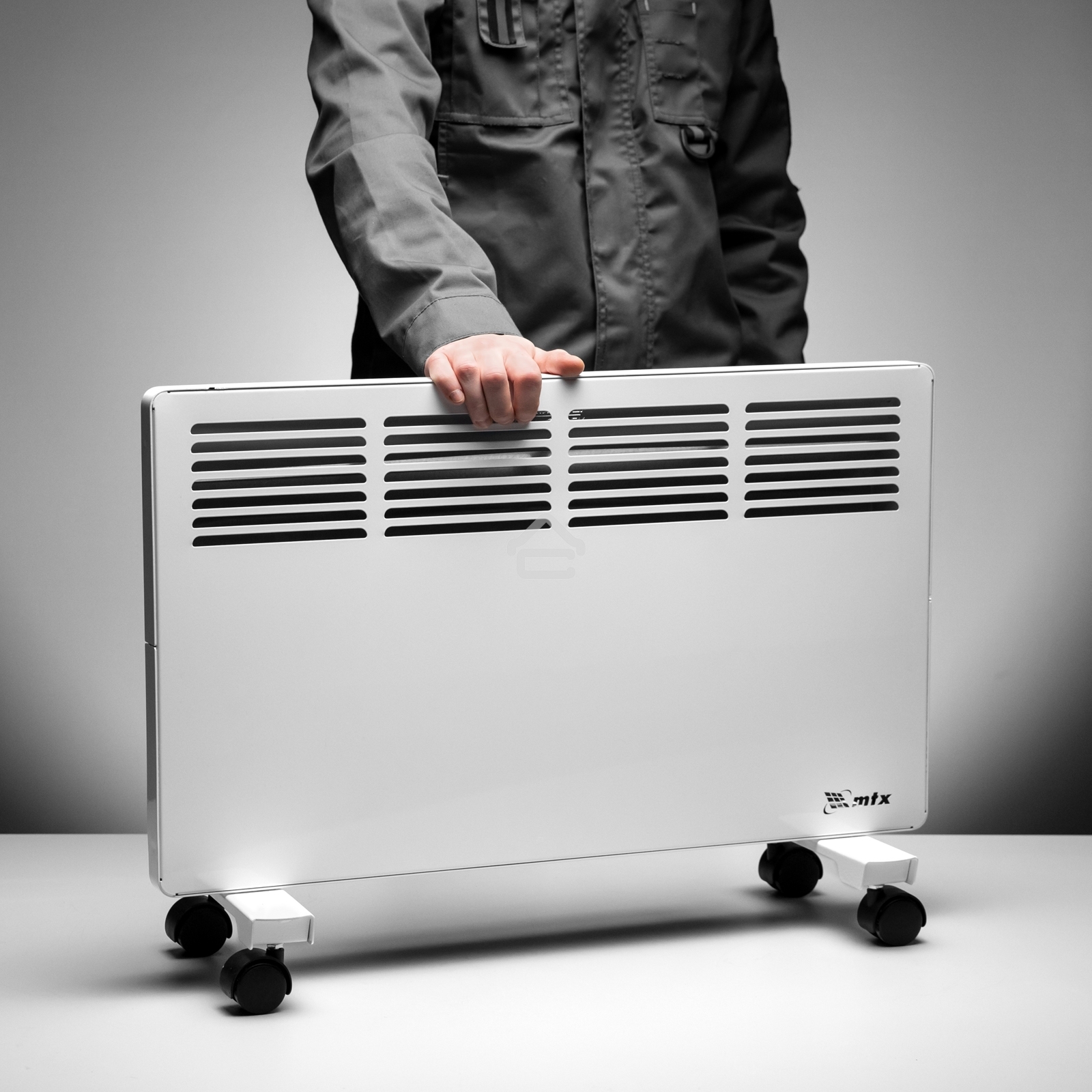 Конвектор электрический MTX КМ-1500.2 белый, 1500 Вт, 20 м2, термостат