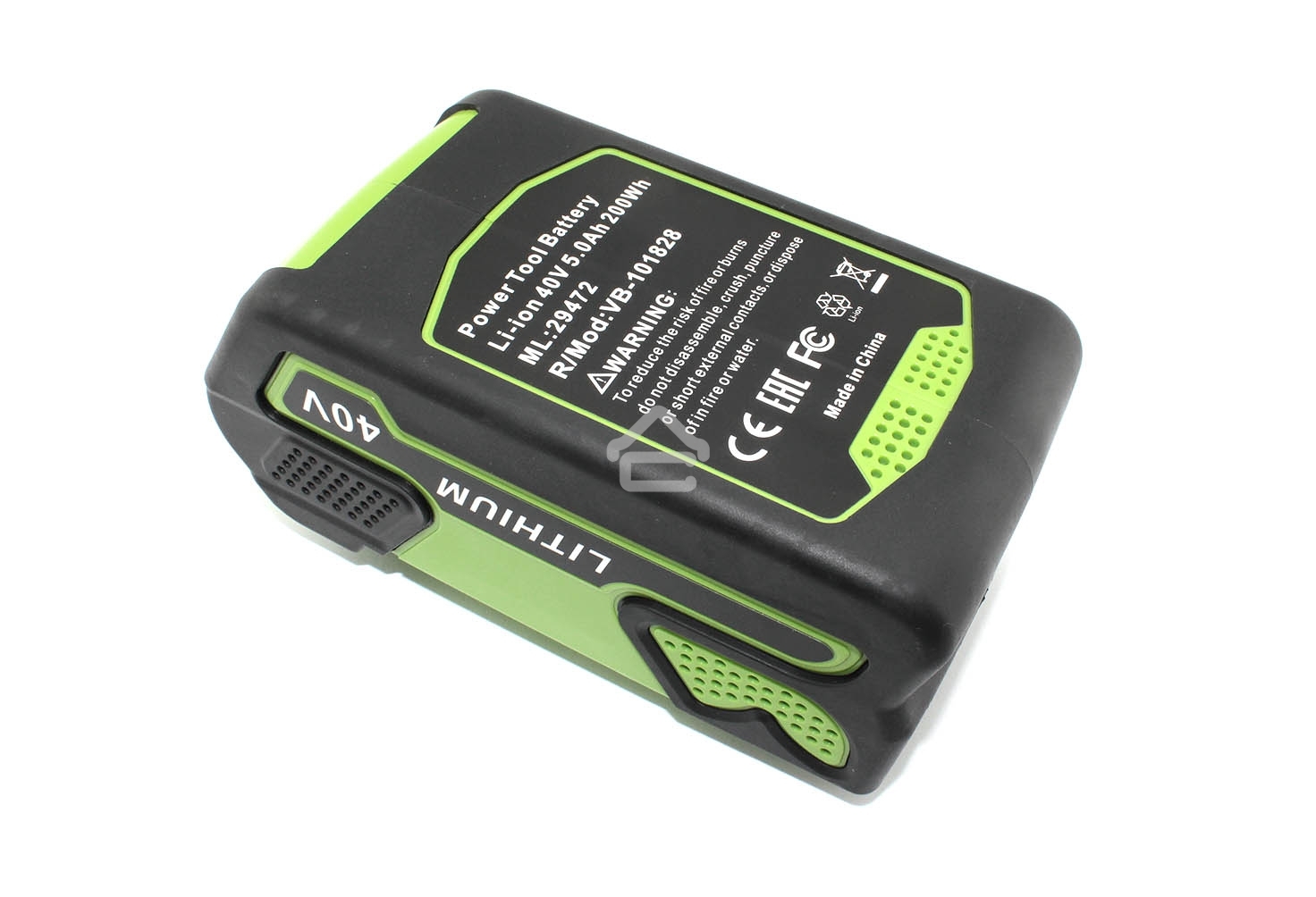 Аккумулятор совместимый для Greenworks G40B5 2927207 40V 5000mAh