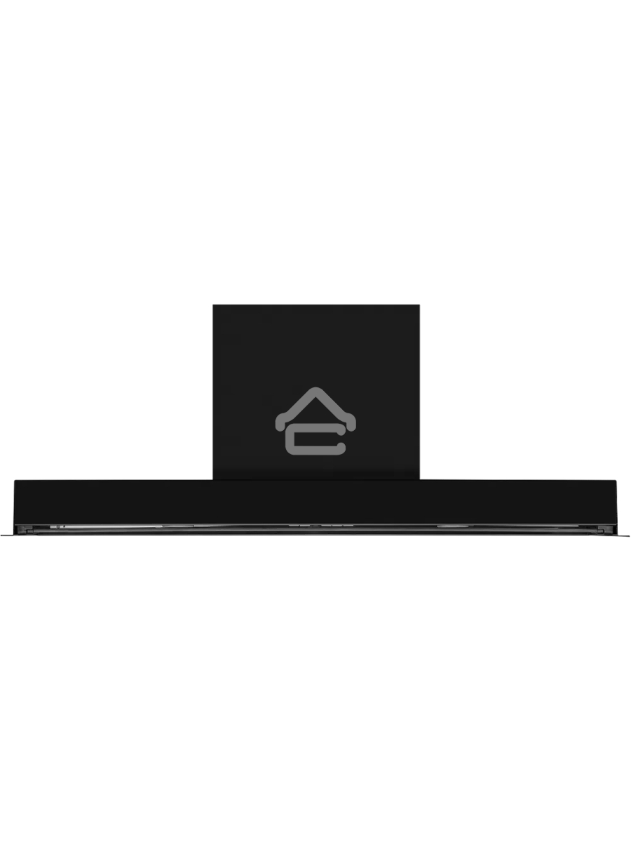 Встраиваемая вытяжка Kuppersberg NANCY S 90 Black, 90 см, таймер, дисплей, производительность 850 м3/ч, 5 скоростей, турбо режим, механическое кнопочное управление, дисплей, уровень шума 42дБ, High-Tech, LED освещение, цвет черный