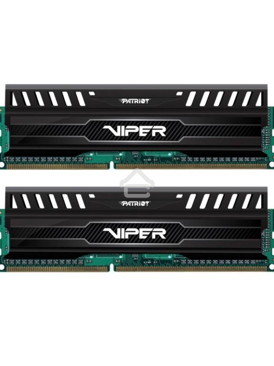 Оперативная память Patriot Viper 3, DDR3, 16GB (2x8 GB), 1600 MHz, CL10, DIMM, радиатор, черный