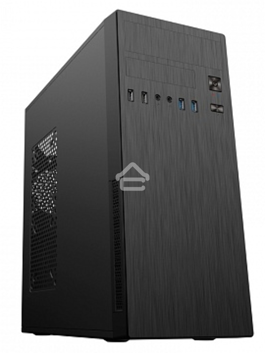 Компьютерный корпус MidiTower Powerman DA812BK Black PM-500ATX-F 2*USB 2.0+2*USB 3.0 Audio ATX