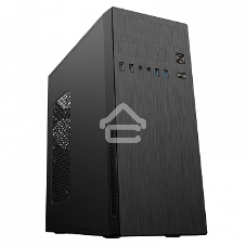 Компьютерный корпус MidiTower Powerman DA812BK черный PM-500ATX-F 2*USB 2.0+2*USB 3.0 Audio ATX