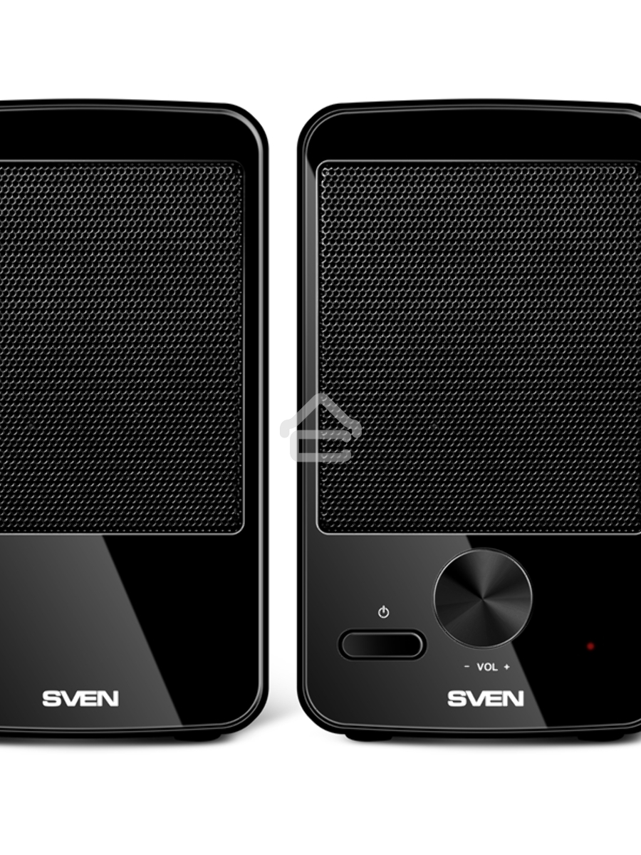 Колонки SVEN 312, черный {2.0, 100 – 20 000 Гц, 4Вт}