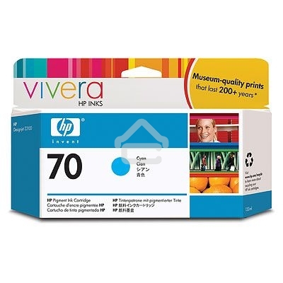 Картридж струйный HP №70 C9452A голубой для HP DJ Z2100/Z3100 (130мл)