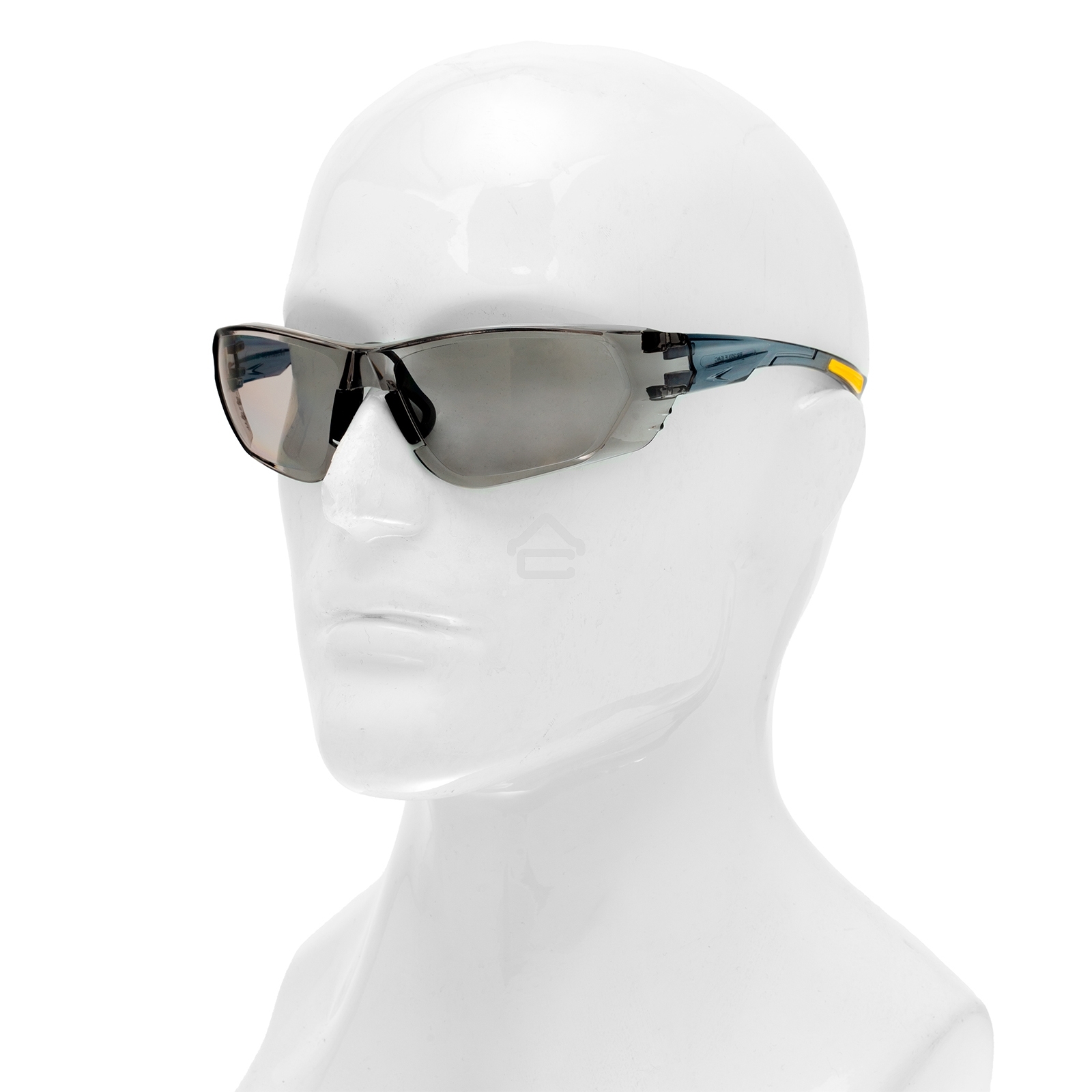 Очки защитные Denzel открытые, поликарбонатные, дымчатая линза