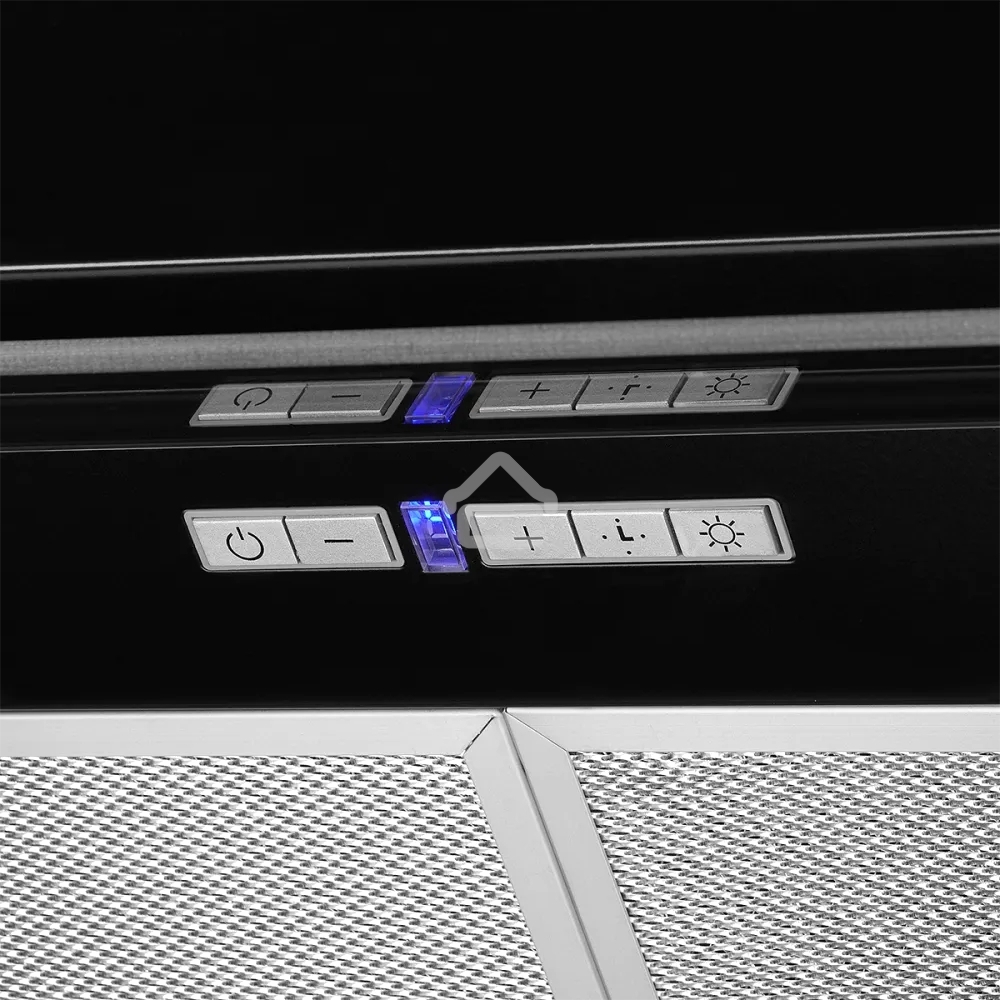 Вытяжка встраиваемая Kuppersberg Nancy S 90 черный, 90 см, 850 куб. м/ч, 42 дБ