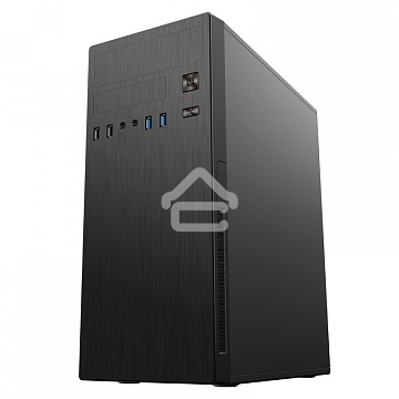 Компьютерный корпус MidiTower Powerman DA812BK Black PM-500ATX-F 2*USB 2.0+2*USB 3.0 Audio ATX