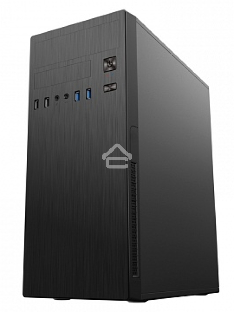 Компьютерный корпус MidiTower Powerman DA812BK Black PM-500ATX-F 2*USB 2.0+2*USB 3.0 Audio ATX