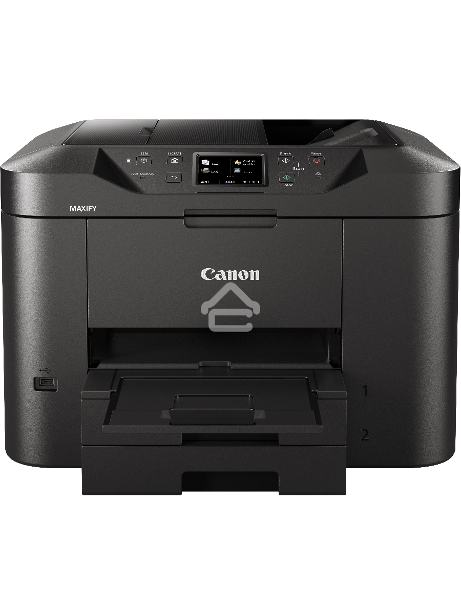 МФУ струйный Canon MAXIFY MB2740, A4, цветной, печ. до 24 стр/мин. (ч/б) 15.5 стр/мин. (цвет), скан. до 18.5 стр/мин (ч/б) 15.5 стр/мин (цет), 600 x 1200 dpi (печать), 1200x1200dpi (скан.), USB, RJ-45, Wi-Fi