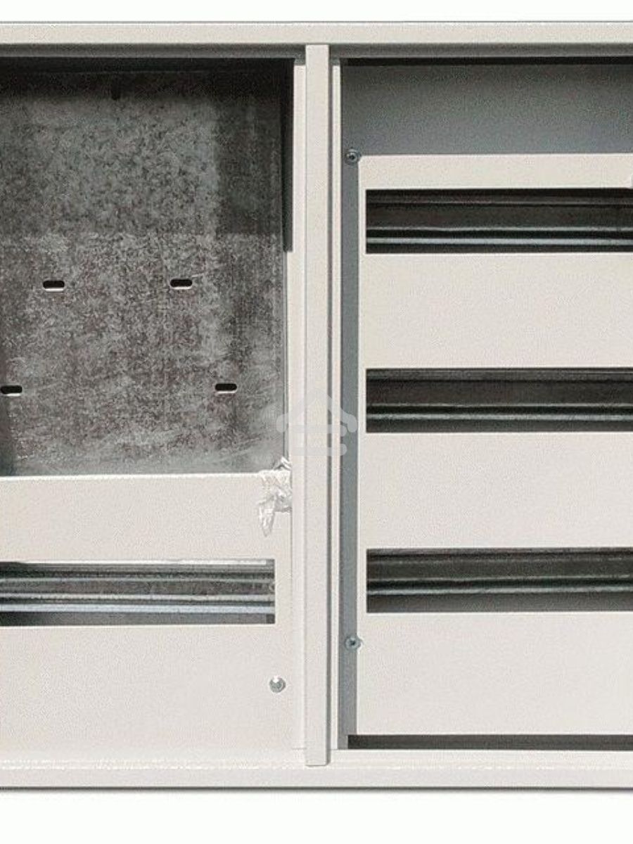 Корпус металлический навесной учетный 2-двер 520х585х160 3-фазн 48мод. DEKraft 30404DEK