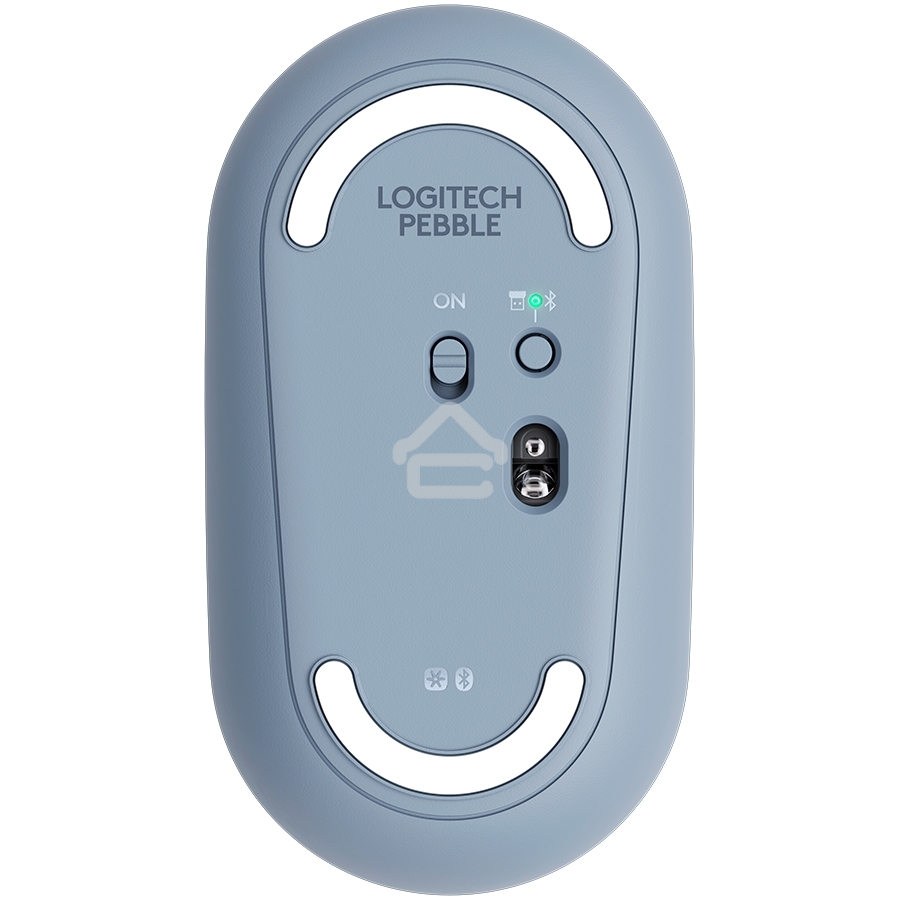Мышь беспроводная Logitech Pebble M350 серый, 1000 dpi, радиоканал, Bluetooth, USB, кнопки - 3