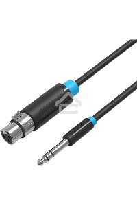 Кабель Vention аудио Jack 6.5 M/XLR F - 2м
