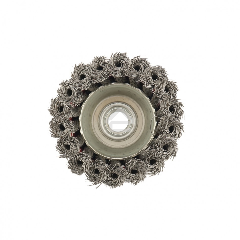 Щетка Matrix для УШМ, 75 мм, М14, Чашка, крученая проволока 0,35 мм