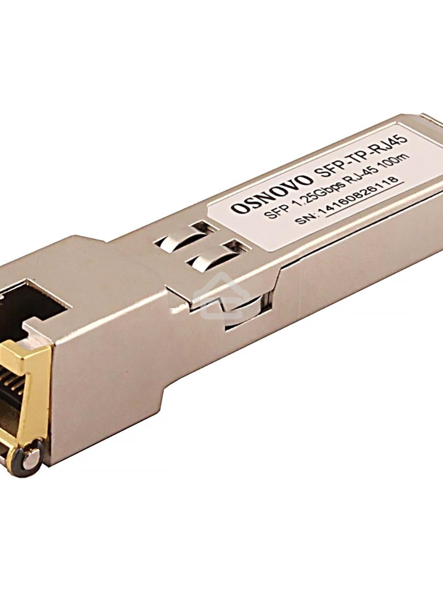 Трансивер OSNOVO Медный SFP модуль GE, до 1,25Гбит/с, до 100м