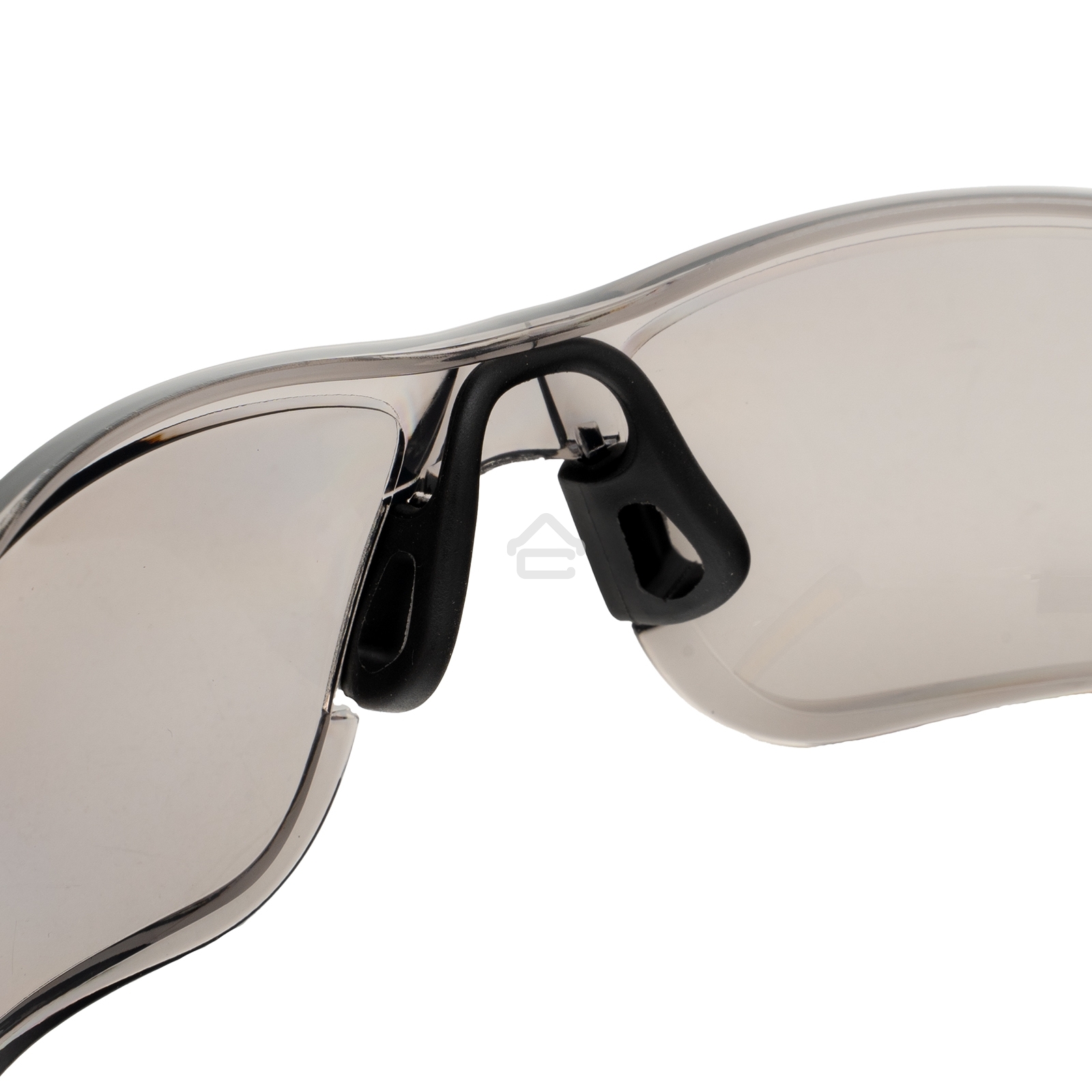 Очки защитные Denzel открытые, поликарбонатные, дымчатая линза