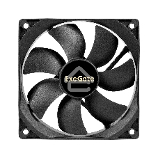 Вентилятор для корпуса ExeGate ExtraSilent ES12025S3P черный, 120 мм, 1300 об/мин, 22 дБ, 3 pin