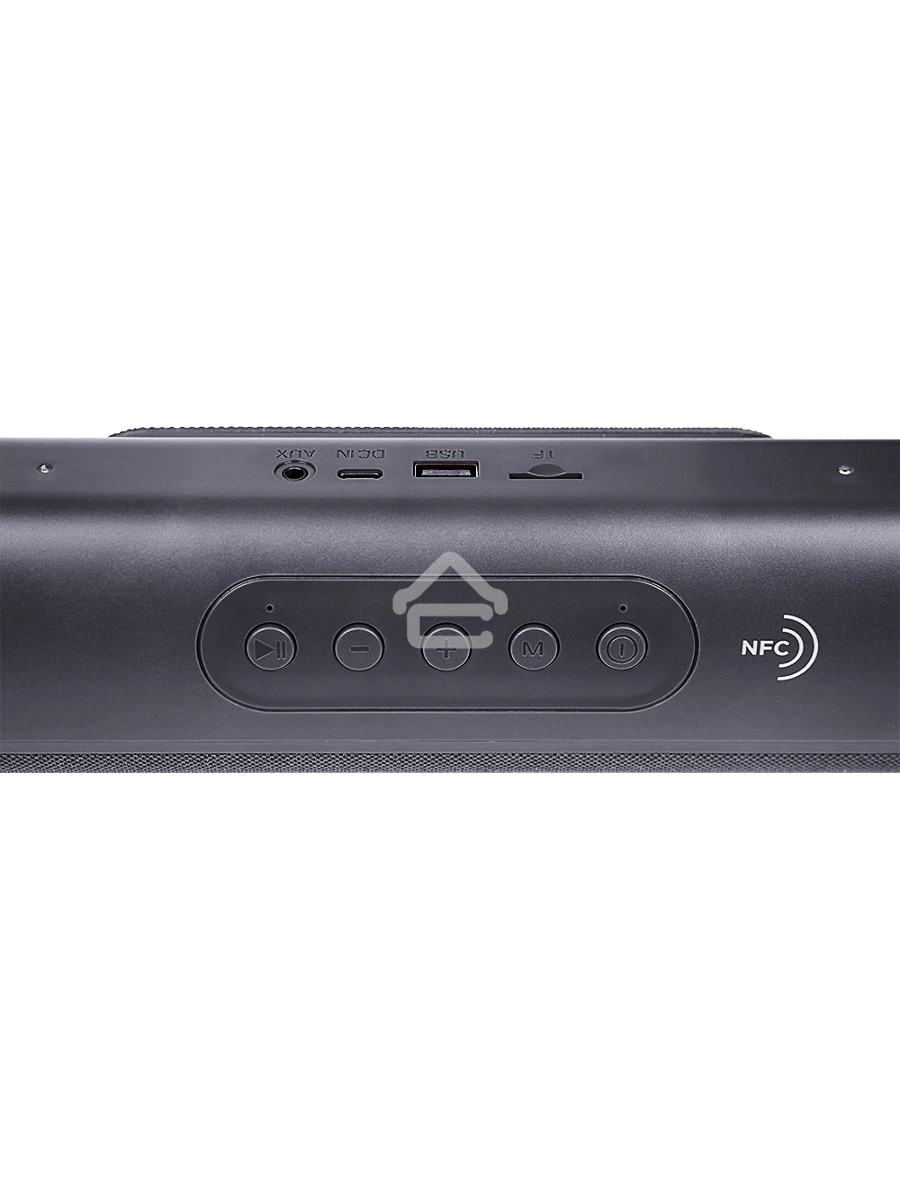 Колонка портатитвная Ural ТТ М100+ серый 6W 1.1 BT/3.5Jack/USB-C 10м 1200mAh (без.бат) (УРАЛ ТТ М100+ СЕРЫЙ)