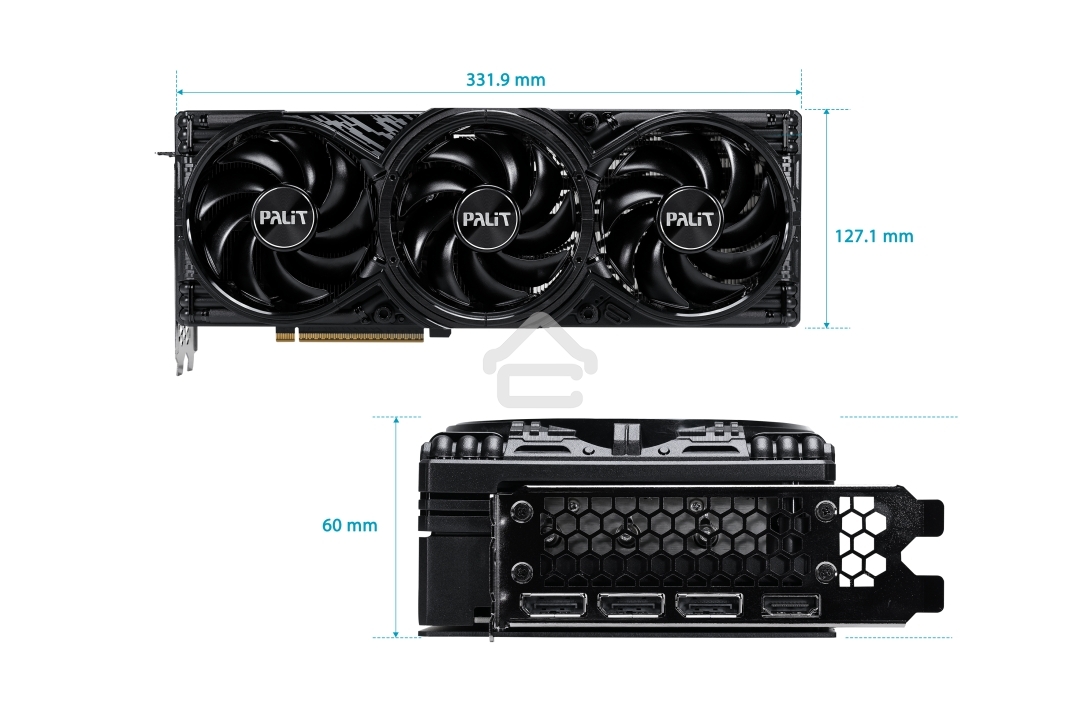 Видеокарта Palit NVIDIA GeForce RTX 5070 Ti GamingPro 16Gb PCI-E 256bit GDDR7 2295/30000 HDMIx1 DPx3 HDCP Ret
