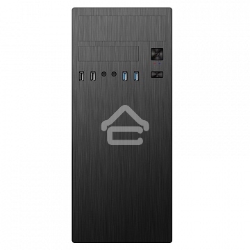 Компьютерный корпус MidiTower Powerman DA812BK Black PM-500ATX-F 2*USB 2.0+2*USB 3.0 Audio ATX