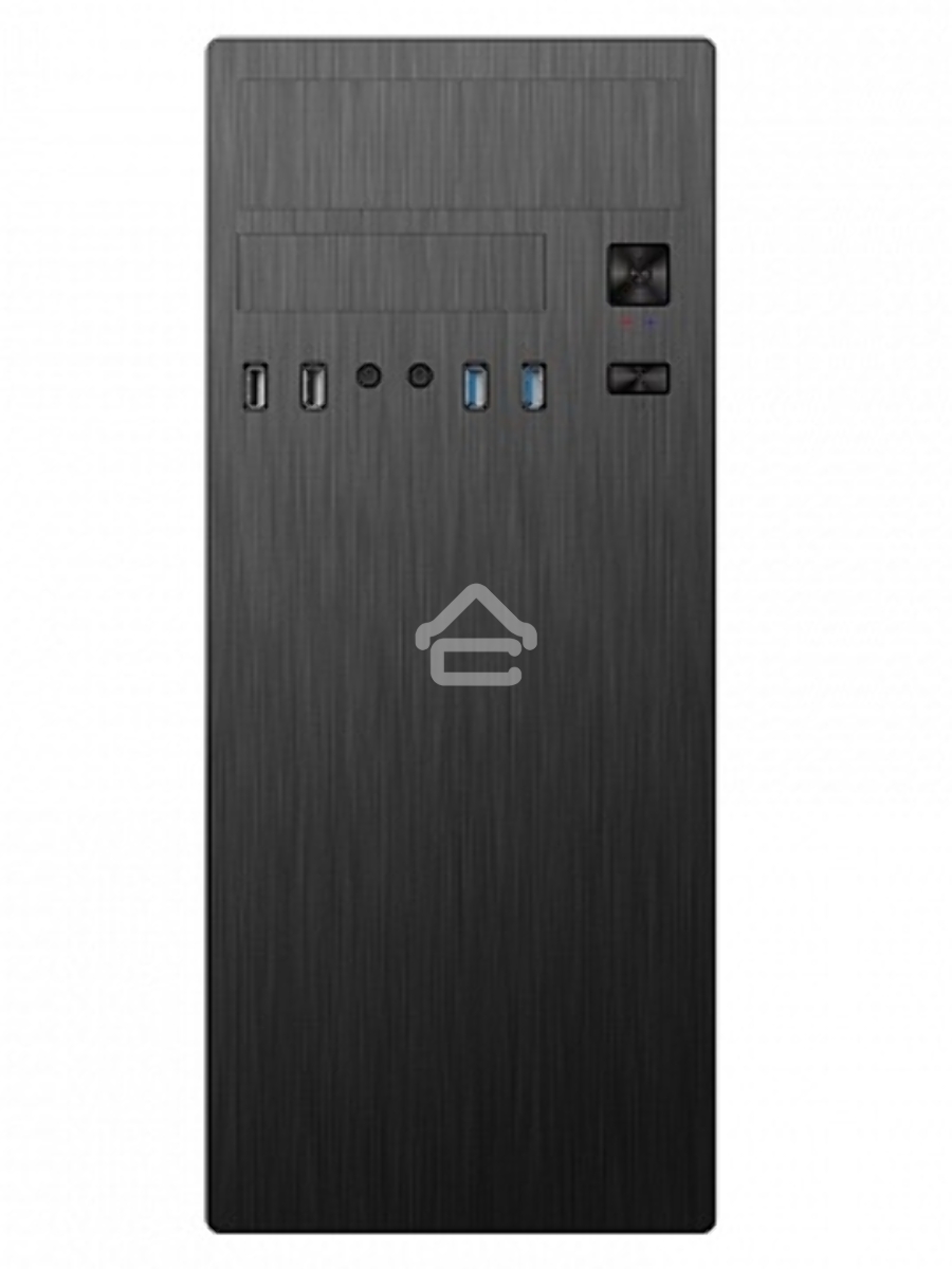 Компьютерный корпус MidiTower Powerman DA812BK Black PM-500ATX-F 2*USB 2.0+2*USB 3.0 Audio ATX
