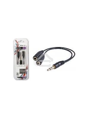Аудио-переходник Defender jack 3.5mm разветвитель на два разъема jack 3.5mm