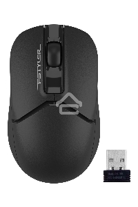 Мышь беспроводная A4Tech Fstyler FG12 черный, 1200 dpi, радиоканал, USB, кнопки - 3
