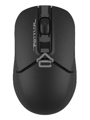 Мышь беспроводная A4Tech Fstyler FG12S черный, 1200 dpi, радиоканал, USB, кнопки - 3